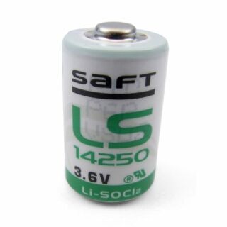 Saft LS 14250 1/2 AA Lithium Batterie (3,6V, Li-SOCl2)