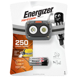Energizer Pro Hardcase Magnet Headlight inkl. 3x AA