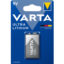 Varta Ultra Lithium Batterie  (9V, 1200mAh, 1-er Blister)