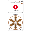 Signia S312 Hörgerätebatterie - 6er Blister