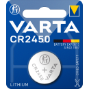 Varta Lithium Knopfzelle CR 2450 3V - 1er Blister