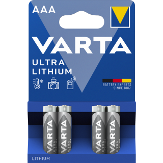 Varta Ultra Lithium 6103-L92-AAA-Micro - 4er Blister
