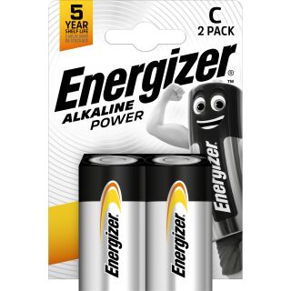 Energizer Alkaline Power Baby (C) - 2er Blister