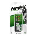 Energizer Mini Charger inkl. 2 x AA 2000 mAh Akkus - 1er...