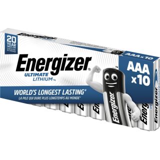 Energizer Ultimate Lithium L92-AAA-FR03-Micro - 10er Pack