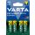 Varta 4er Pack Longlife Akku AA / Mignon 2300 mAH Ready2Use