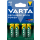 Varta 4er Pack Longlife Akku AA / Mignon 2400 mAH Ready2Use