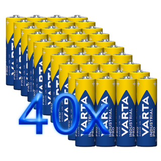 Varta 40er Pack Industrial PRO Alkaline AA / Mignon