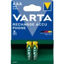 Varta 2 x 2er Pack Phone Power T398 AAA Micro 800 mAh...