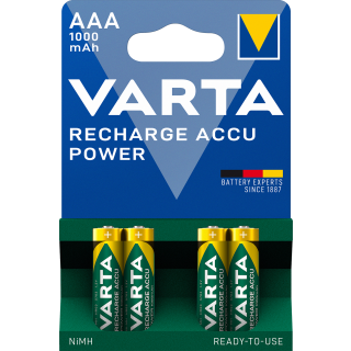 8 STÜCK Varta Accu Rechargeable 5703 HR 3-AAA-Micro 1000 mAH R2U Toys Akkus