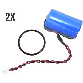 2er Set InfinioO Protect M Lithium Batterie ER14250M 3,6V für DOM Protector Schließzylinder/Schließanlage