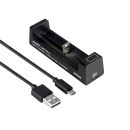 XTAR MC1 Intelligentes USB Ladeger&auml;t f&uuml;r Li-Ion Akku 16340 ... 18500 ... 26550 CC/CV