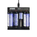 Xtar MC4 Li-ION 18650 USB Ladegerät 4 Schächte...