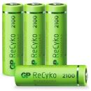 GP 4er Pack Recyko+ AA / Mignon NiMH 2100 mAh Ready2Use...