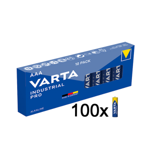 100er SPARSET Micro AAA 4003 Batterie Alkaline VARTA Industrial Made in Germany