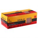 120x Kodak AAA R03 Micro Extra Heavy Duty Superlife RED Power Sparset