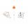 Petzl BINDI E102AA01 Orange ultrakompakte Stirnlampe mit 3 Leuchtstufen und Rotlicht f&uuml;r Jogging Outdoor