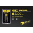 Nitecore NL183 (NL1823) 18650 3.7V 2300mAh Spezialakku f&uuml;r Taschenlampen mit PCB
