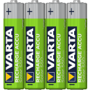 VARTA Recharge Accu Solar AAA Micro 550mAh Ni-Mh Akku (4er Pack, wiederaufladbar ohne Memory Effekt)