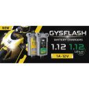 Gys Multicharger LFP GYSFLASH 1.12 - 12V 1.2 Ah Lithium Ladegerät Ideal für Motorräder 12V