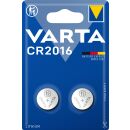Varta Lithium Knopfzelle CR 2016 3V -2er Blister