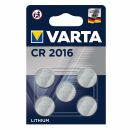 Varta Lithium Knopfzelle CR 2016 3V - 5er Blister