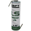 Saft LS14500 AA Lithium-Thionylchlorid 3,6V Premium Made...
