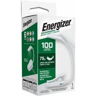 Energizer Buchleuchte Rechargeable Booklight weiss