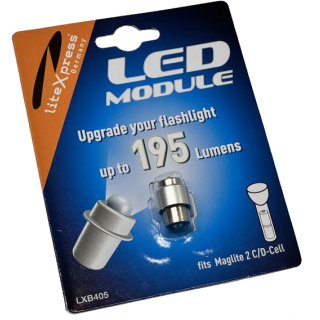 Litexpress  LXB405  LED Modul für Maglite 2 C/D cell 195 Lumen