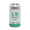 SAFT LS26500 Plus Lithium Batterie Li-SOCI2, C-Size 26500...