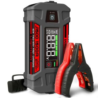 Lokithor J1500 Jumpstarter Starthilfegerät Booster 12V 1500A