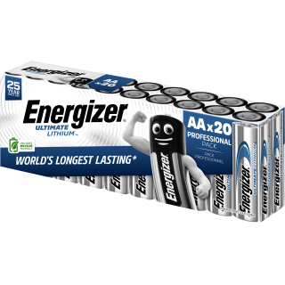 Energizer Ultimate Lithium L91-​AA-FR6-Mignon Li-​FeS2 - 20er Pack