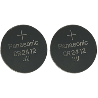 Panasonic CR2412 Lithium Knopfzelle 3V, 2er Folienpack