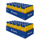 40x Varta Longlife Alkaline 4122-​6LR61-9V-E-Block - Tray