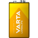 40x Varta Longlife Alkaline 4122-​6LR61-9V-E-Block - Tray