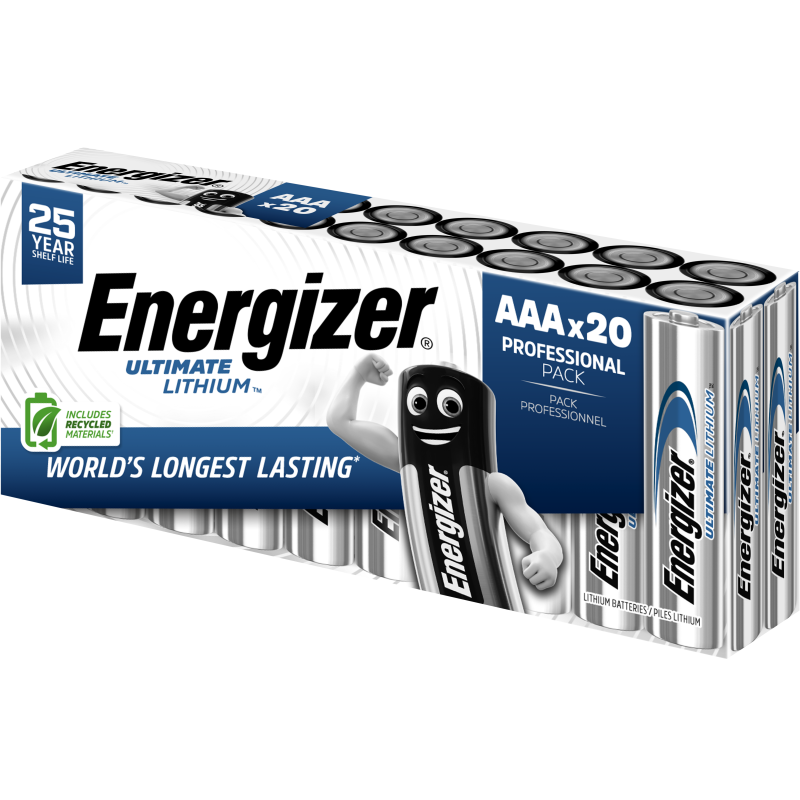 Energizer Ultimate Lithium L92- AAA-FR03-Micro - 20er Pack - akkupilo ...