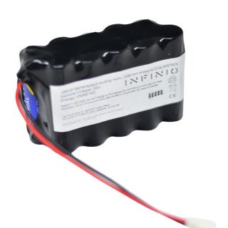Batteriepack Alkaline mit Varta Industrial Pro Zellen inside - 15V 2970mAh F2x5 Mignon (AA) mit 150mm Kabel und Stecker – komaptibel zu ACO Quatrix K V 3.