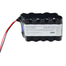 Batteriepack Alkaline mit Varta Industrial Pro Zellen inside - 15V 2970mAh F2x5 Mignon (AA) mit 150mm Kabel und Stecker – komaptibel zu ACO Quatrix K V 3.