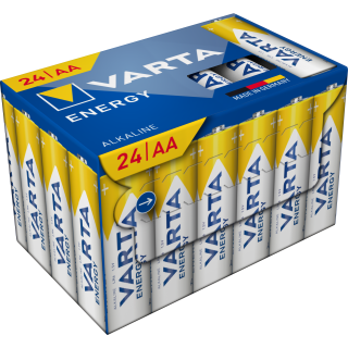 Varta Energy Alkaline 4106-​LR06-AA-Mignon Cube - 24er Box
