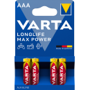 10x Varta LONGLIFE Max POWER Alkaline 4703-LR03-AAA-Micro...
