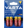 20x Varta LONGLIFE Max POWER Alkaline 4706-LR6-AA-Mignon 4er Blister