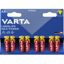 20x Varta LONGLIFE Max POWER Alkaline 4706-LR6-AA-Mignon....