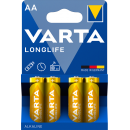 20x Varta Longlife Alkaline 4106-LR06-AA-Mignon - 4er...