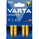 10x Varta Longlife Alkaline 4103-LR03-AAA-Micro - 4er...