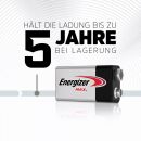 12x Energizer Max E-Block (9V) - 1er Blister