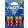 Varta 4er Pack Longlife Maxpower Alkaline AA / Mignon