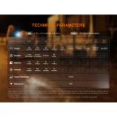 Fenix E06R Schlüsselbundleuchte Weißes+UV+Laser Licht Grau