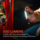 NEBO Arbeitsleuchte LIL LARRY 500 FLEX Hybrid inkl. Akku 500 Lumen