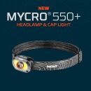 NEBO Kopfleuchte MYCRO 550 grau wiederaufladbar 550 Lumen