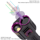 Infinio SHADOW HAWK 2in1 UV Taschenlampe 365nm 20W 1000 Lumen
